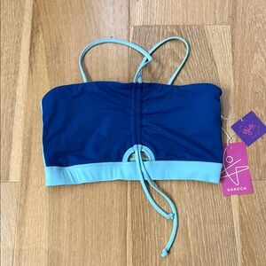 Teen dance wear Sports Bra - Blue size small adult